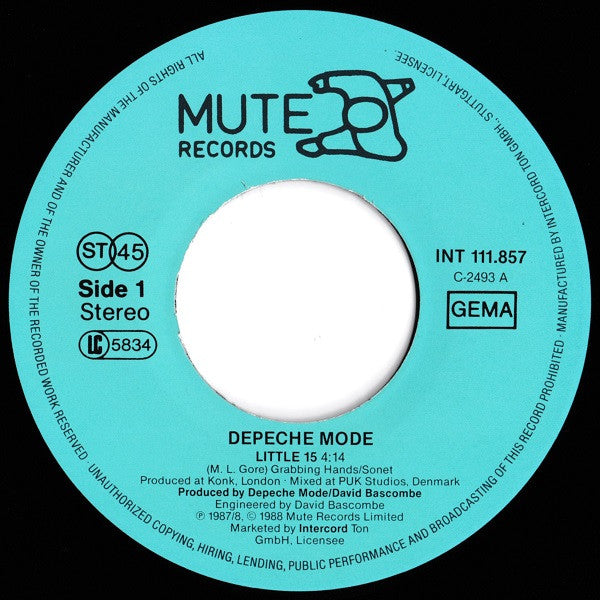Depeche Mode : Little 15 (7", Single)