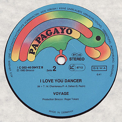 Voyage : I Don't Want To Fall In Love Again (12", Maxi)