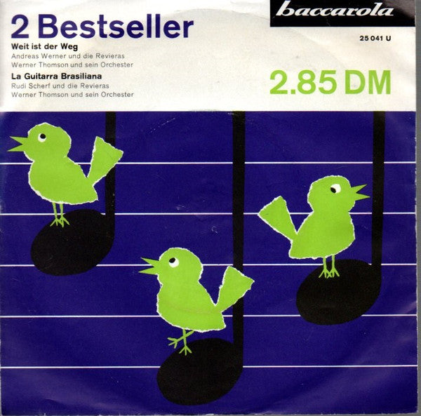 Andreas Werner (3) Und  Die Rivieras / Rudi Scherf Und Die Rivieras : Weit Ist Der Weg / La Guitarra Brasiliana (7", Single)