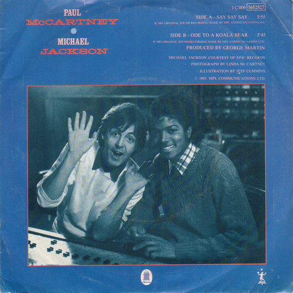 Paul McCartney & Michael Jackson : Say Say Say (7", Single)