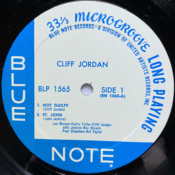 Cliff Jordan* : Cliff Jordan (LP, Album, Mono, RE, RP)