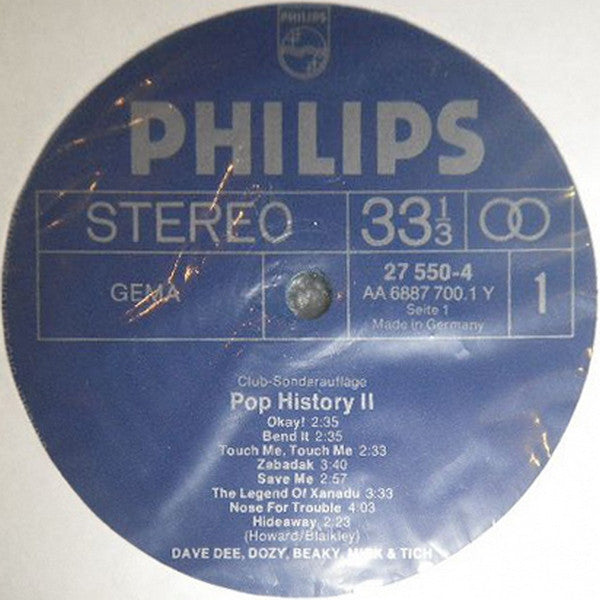 Various : Pop History II (5xLP, Comp)