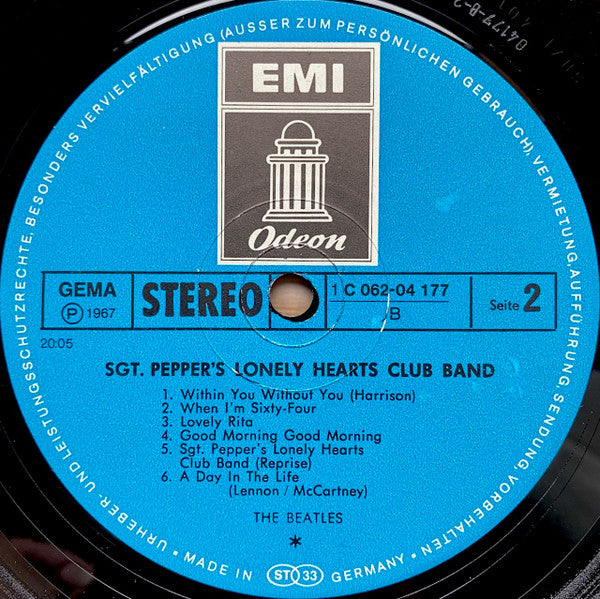 The Beatles : Sgt. Pepper's Lonely Hearts Club Band (LP, Album, RE)