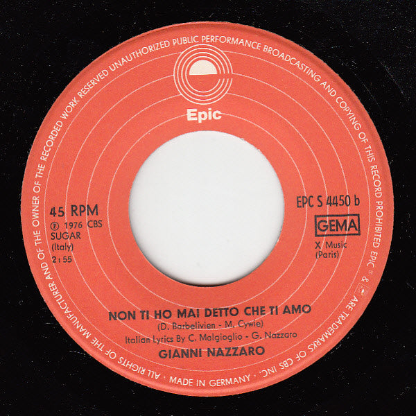 Gianni Nazzaro : Romanella (Deutsche Version) (7", Single)