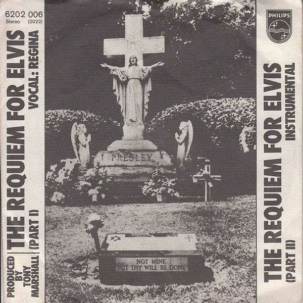 Regina (55) : The Requiem For Elvis  (7", Single)