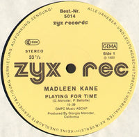 Madleen Kane : Playing For Time (12")