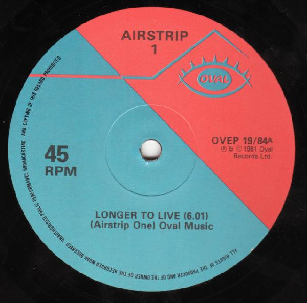 Airstrip 1* : Longer To Live (12")