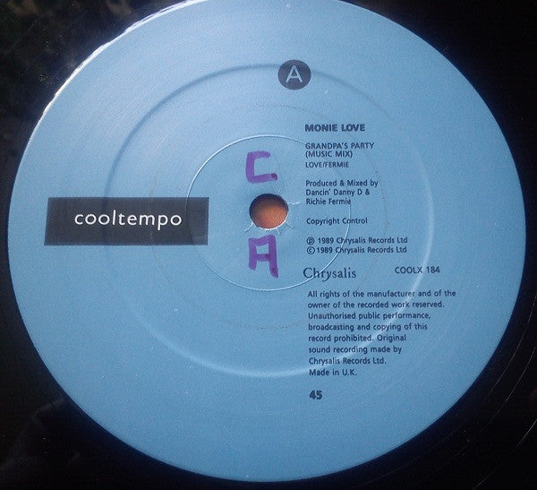 Monie Love : Grandpa's Party (12", Single)