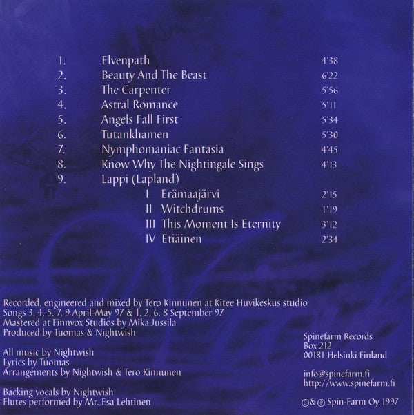 Nightwish : Angels Fall First (CD, Album)