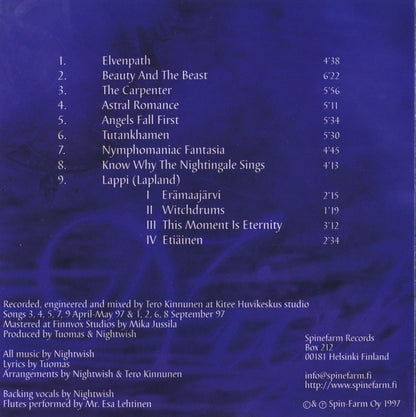 Nightwish : Angels Fall First (CD, Album)