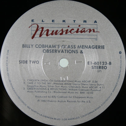 Billy Cobham's Glass Menagerie : Observations & (LP, Album, Spe)