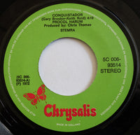 Procol Harum : Conquistador (7", Single)