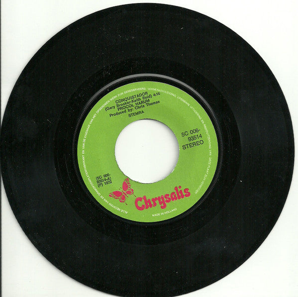 Procol Harum : Conquistador (7", Single)