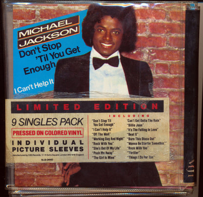 Michael Jackson : 9 Singles Pack (9x7", Single, RE, Red + Comp, Ltd)