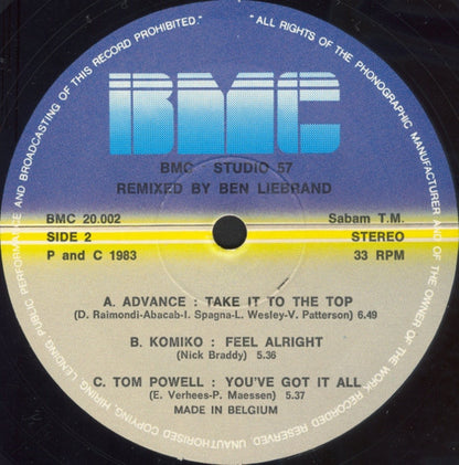 Various : Studio 57 Vol 2 (2xLP, Comp, P/Mixed)