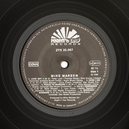 Mike Mareen : Dance Control (LP, Album)