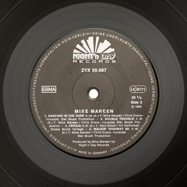 Mike Mareen : Dance Control (LP, Album)