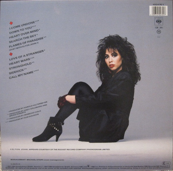 Jennifer Rush : Heart Over Mind (LP, Album)