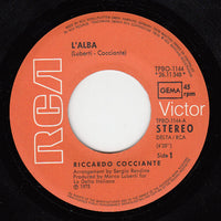 Riccardo Cocciante : L'Alba (7")
