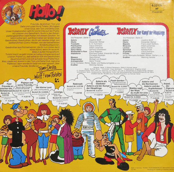 Goscinny* Und Uderzo* : Asterix - Als Gladiator / Der Kampf Der Häuptlinge (LP)
