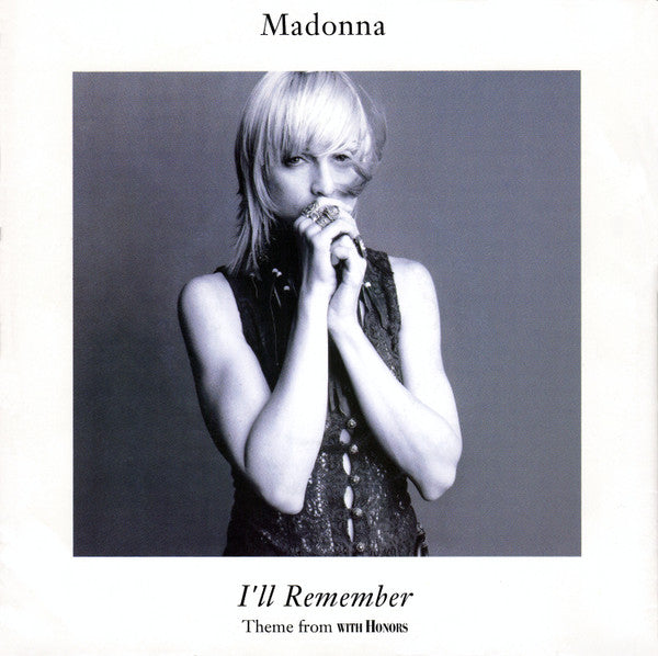 Madonna : I'll Remember (Theme From With Honors) (7", Single, Lar)