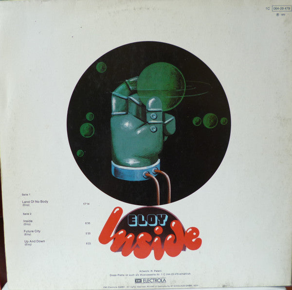 Eloy : Inside (LP, Album, RE, Gat)