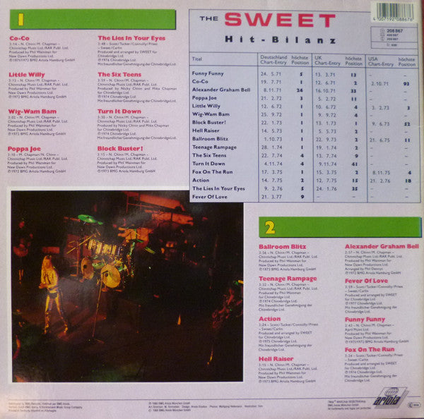 The Sweet : Starke Zeiten (LP, Comp, Gat)