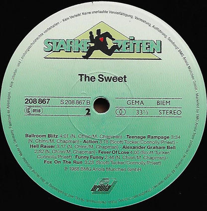 The Sweet : Starke Zeiten (LP, Comp, Gat)
