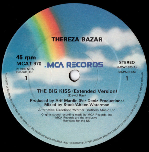 Thereza Bazar : The Big Kiss (12")