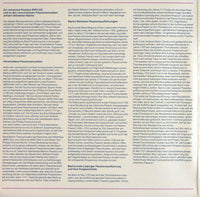 Johann Sebastian Bach - Peter Schreier, Staatskapelle Dresden : Johannes - Passion BWV 245 • 3 Arien Fassung 1725 (2xLP)