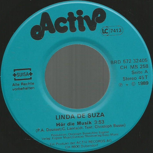 Linda De Suza : Hör Die Musik (7", Single)