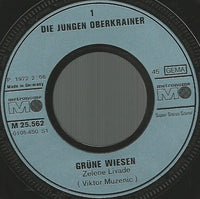 Die Jungen Oberkrainer : Grüne Wiesen / Bauernball (7", Single)