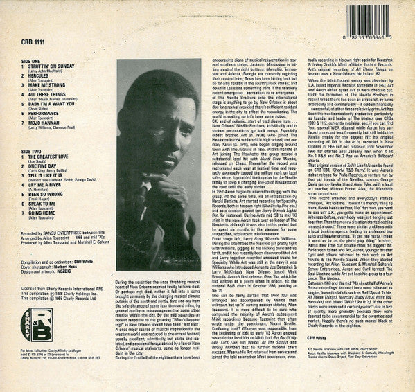 Aaron Neville : Make Me Strong (LP, Comp)