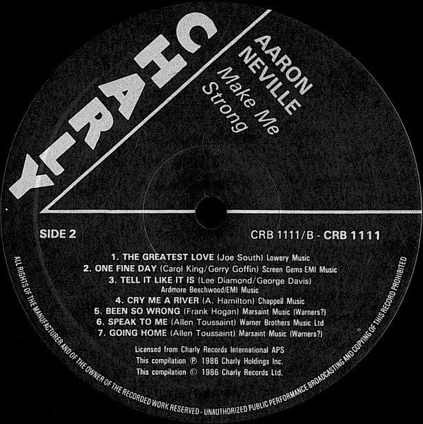 Aaron Neville : Make Me Strong (LP, Comp)