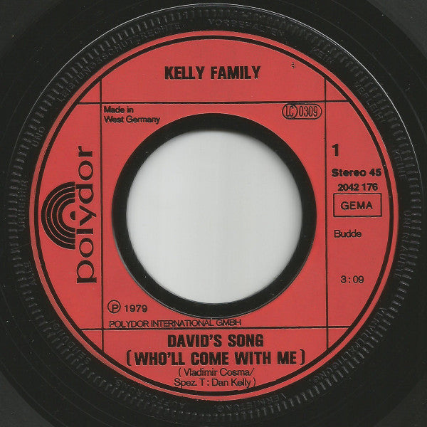 Kelly Family* : David's Song (Who'll Come With Me) (7", Single)
