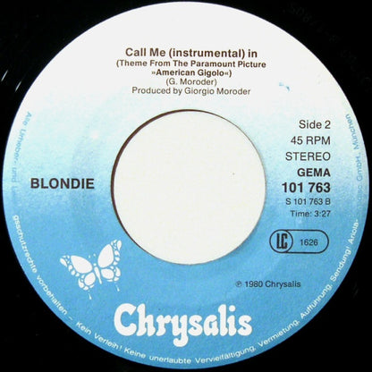 Blondie : Call Me (7", Single)