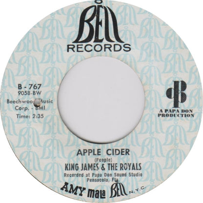 King James & The Royals : Apple Cider (7", Single)