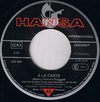 À La Carte : Ring Me, Honey (7", Single)