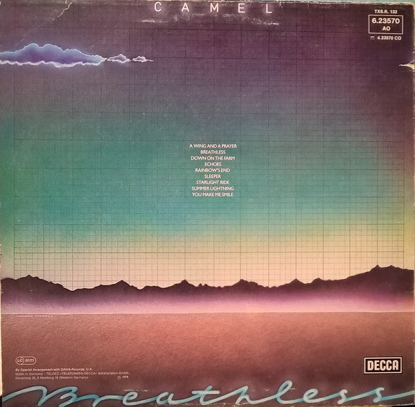 Camel : Breathless (LP, Album, Son)