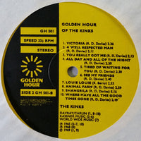 The Kinks : Golden Hour Of The Kinks (LP, Comp)