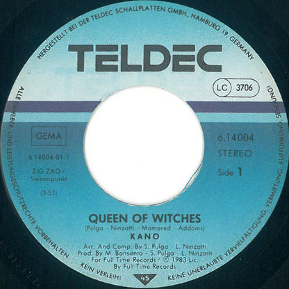 Kano : Queen Of Witches (7", Single)