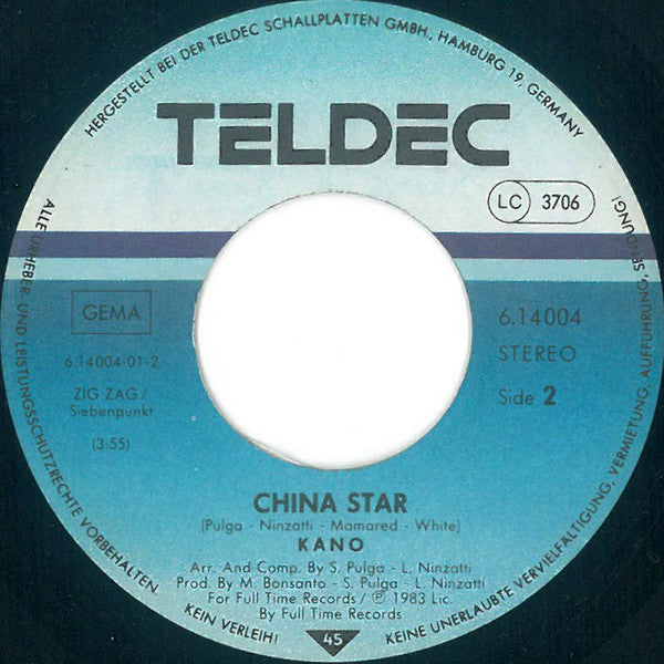 Kano : Queen Of Witches (7", Single)