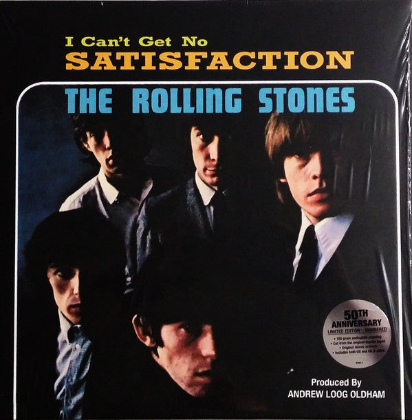 The Rolling Stones : I Can't Get No Satisfaction (12", Single, Mono, Ltd, Num, RE, 180)