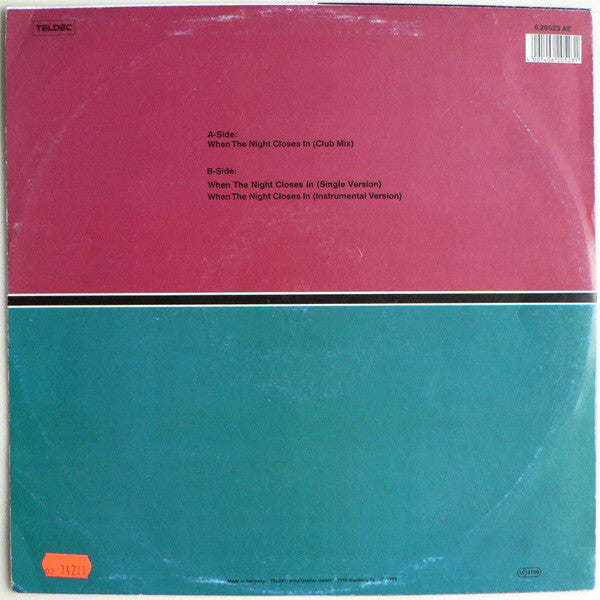 Secret Service : When The Night Closes In (12", Maxi)