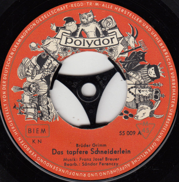 Gebrüder Grimm : Das Tapfere Schneiderlein (7", Mono)