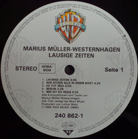 Marius Müller-Westernhagen : Lausige Zeiten (LP, Album)