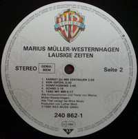 Marius Müller-Westernhagen : Lausige Zeiten (LP, Album)