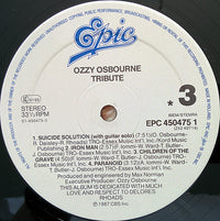 Ozzy Osbourne : Randy Rhoads Tribute (2xLP, Album)