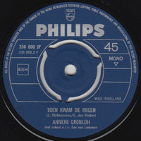 Anneke Grönloh : Toen Kwam De Regen / Heartbeat (7", Single, Mono)