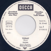 Dana (9) : Today (7", Single, Promo)